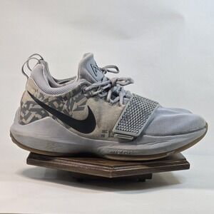 Nike PG 1 Shoes Mens Size 13 Gray Black Gum Paul George Basketball 878627-009